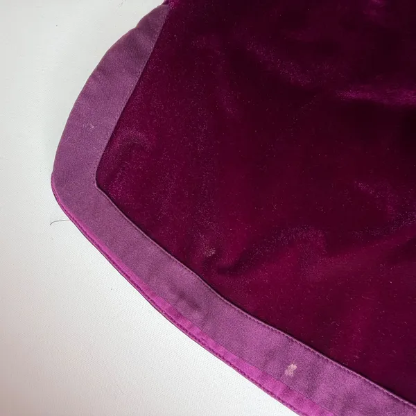 Soft Surroundings Velvet Tunic Top Sz‎ L/XL Purple Soft Comfy Royal Holiday Boho - Image 7
