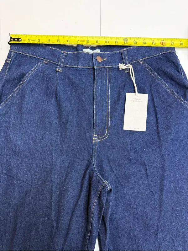 Oliver Logan Dark Blue Wide-Leg Women’s Jeans size 29 - Image 7