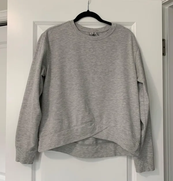 Zella Grey Crewneck Sweatshirt Pullover - Image 3