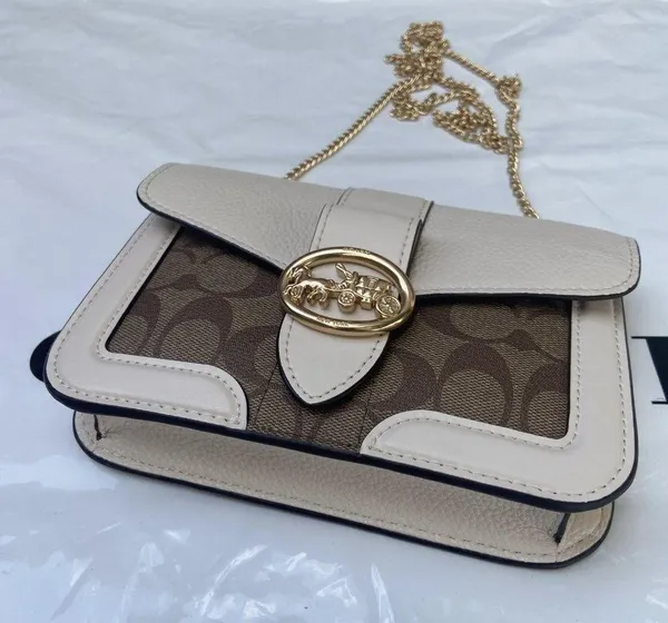 Coach Georgie Crossbody In Signature Canvas 7287 - Image 5