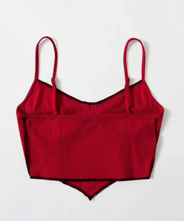 red cami top - Image 2