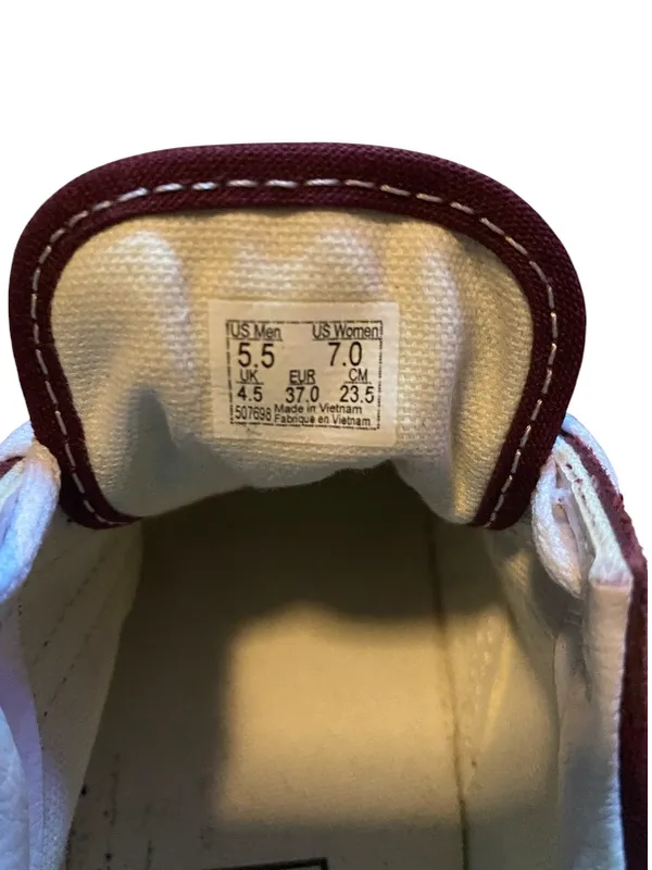 VANS Old Skool 36 Burgundy Suede Vans off the wall OTW - Image 8