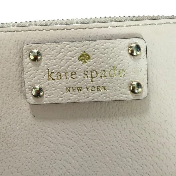 Kate Spade Wallet Womens One Size Pink Leather Zip Around Logo Continental - Image 3