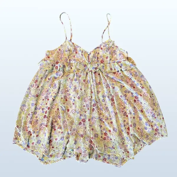 SOLD OUT, NWT Chiffon Floral Romper, XS - Image 10