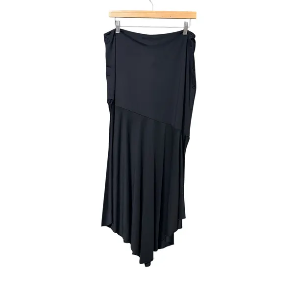 Princess Polly‎ Dreamberry Maxi Skirt Black Asymmetrical Hem US 12 NWT - Image 4