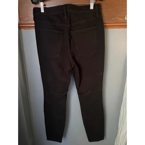 Universal Thread Womens High Rise Skinny Jeans Black Denim Size 12R Stretch - Image 2