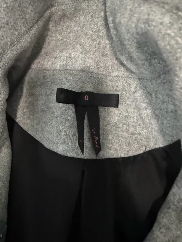 Yuan gray dress coat - Image 2