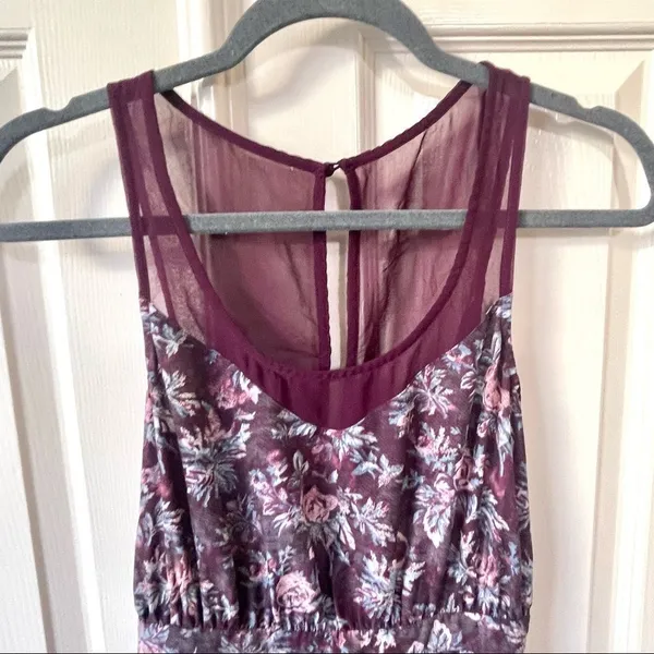 Kimichi blue UO floral rose purple sweetheart dress - Image 8
