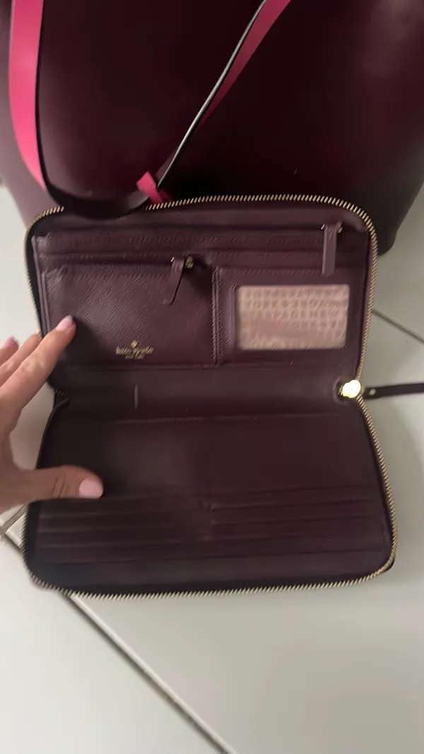 Kate Spade tote and wallet - Image 2