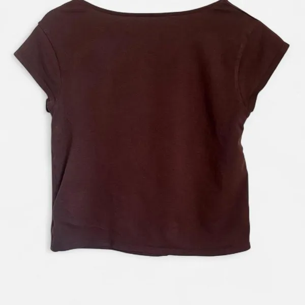 Wild Fable Brown Square Neck Crop Top - Image 2