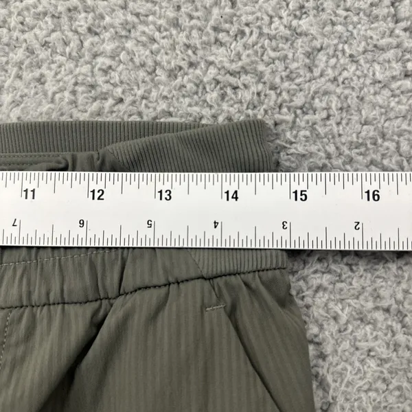 Lululemon Beyond The Studio Crop Pants Olive Green Athleisure Women's 8 x 25 - Image 7