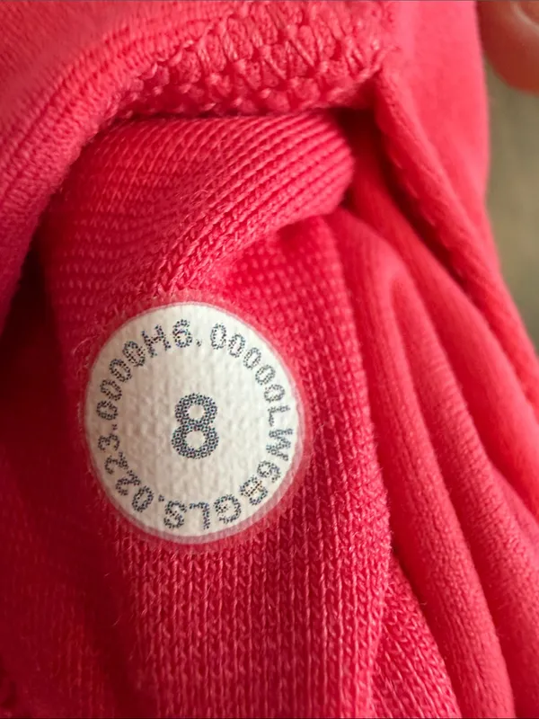 Lululemon Embody Crop Leggings Size 8 Bright Pink - C67-034 - Image 4