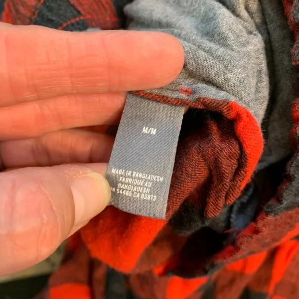 Aerie Red Black Buffalo Plaid Pajama Jogger Pants Womens Medium Cozy - Image 4