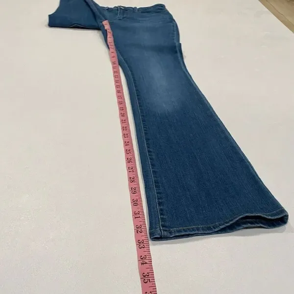 Levi Strauss Signature Mid Rise Bootcut Jeans Women 8 Long W28 L34 Blue Denim - Image 4