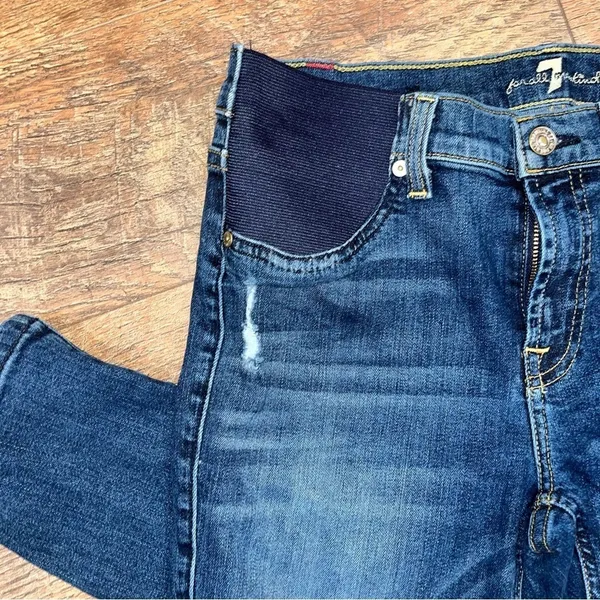 7 For All Mankind Maternity Skinny Jeans - Image 3