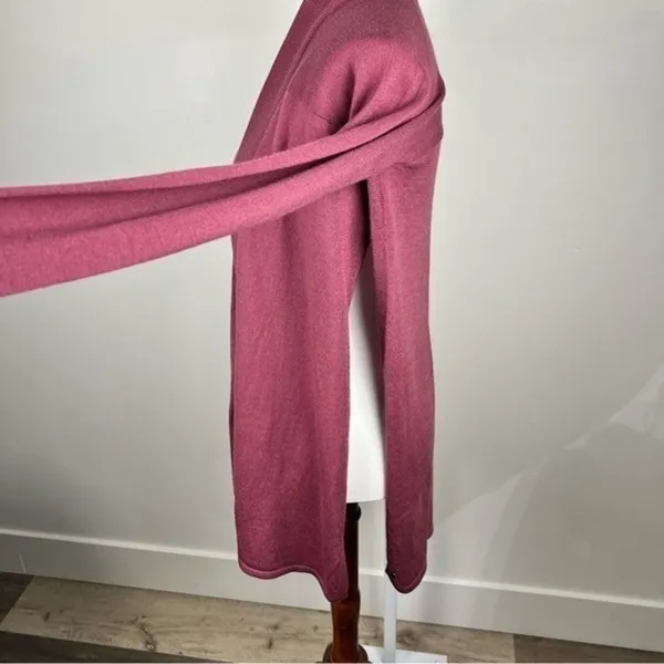 Lululemon Blissful Zen Merino‎ Wool Wrap Sweater Pink Size 2 - Image 7