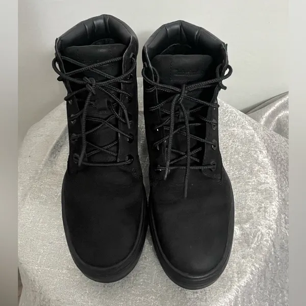 Timberland Women’s Size 5.5 / EU 36)W Black Nubuck Lace-Up Boots (/Box(B44)✨✨ - Image 2
