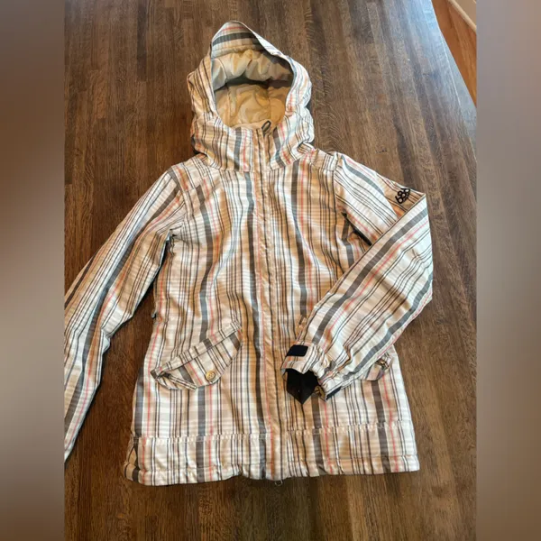686 Women’s Winter Coat Jacket Ski Snowboard Plaid Hood - size XS - Image 3