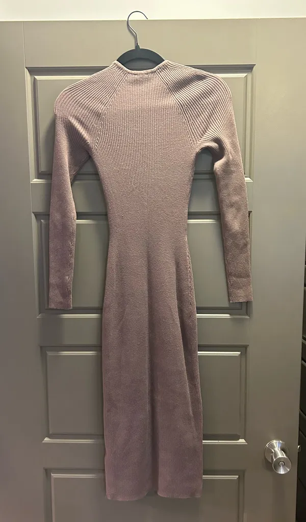 Abercrombie Midi Cut Out Sweater Dress - Image 3