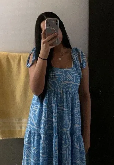 Marshalls Blue-Printed Dress - Image 2