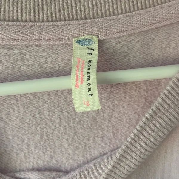 FP Movement Free People Where The Wind Blows Purple Pink Pullover Sweatshirt - Image 4