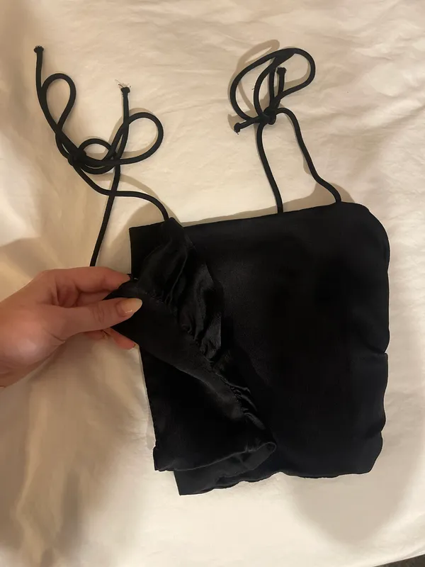 ZARA Black Crop Top - Image 4