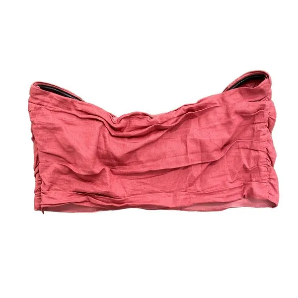 Zara Knotted Tube Top in Red, Size XL​​​​ - Image 3