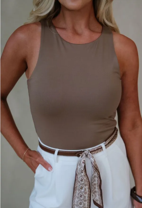 These Three Boutique Brown bodysuit - Image 3