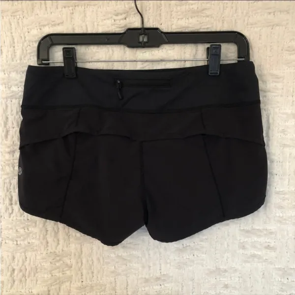 Lululemon Speed Shorts 6 Small black - Image 4