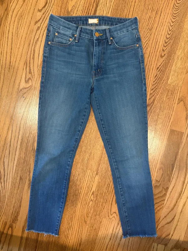 MOTHER High-Waisted Denim Looker Jeans - Image 4