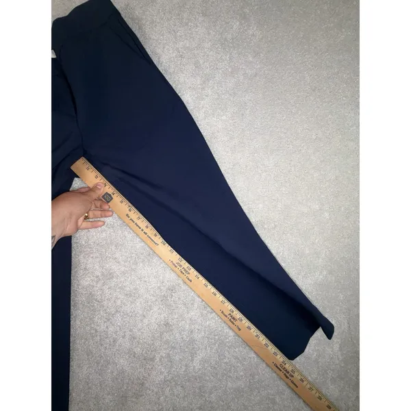 Aritzia Babaton Conan Trouser Pants Womens 4 Stretch‎ Mid Rise Navy Pull On - Image 11