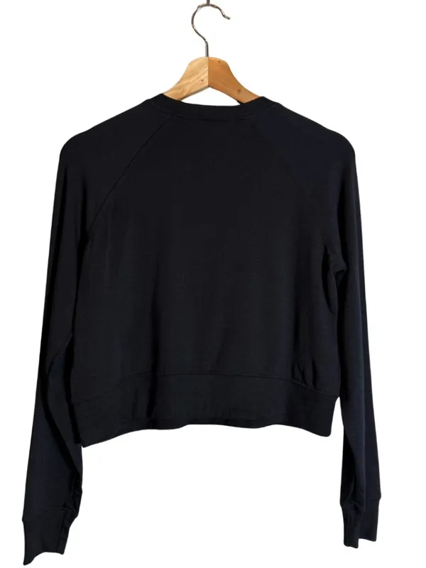 Splits59 Brooks Fleece Long Sleeve Sweatshirt Women's XS Black Active Lounge NWT - Image 6