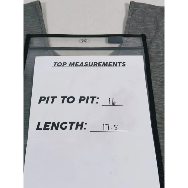 Lululemon Align Long Sleeve Shirt Size 8 Heathered Gray Athletic Yoga Workout - Image 7