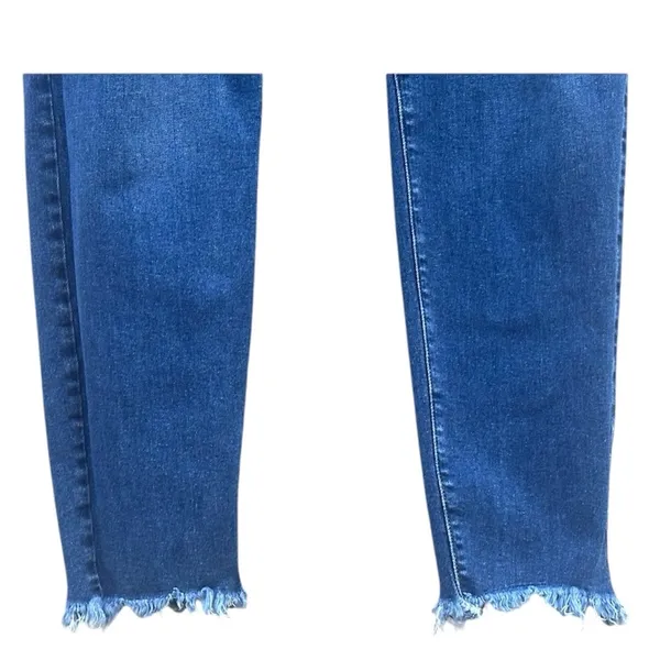 Lane Bryant Signature Fit Mid-Rise Skinny Distressed Raw Hem Jeans Plus Size 20 - Image 5