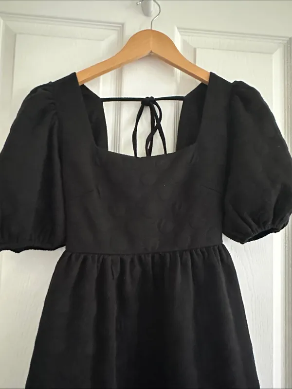 Altar’d State Puff-Sleeve Square Neck Dress - Image 3