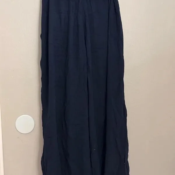 Hollister Co. Ultra High Rise Culottes‎ Pants Navy Size XS Women - Image 12