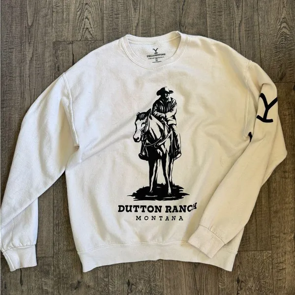 Pacsun Women’s Yellowstone Dutton Ranch Pullover- Size Medium - Image 2