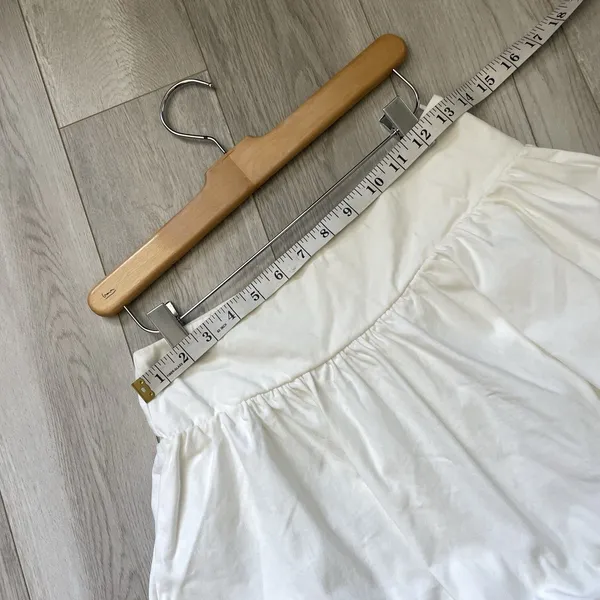 Rumor Bubble Skirt pleated mini womens White (size 10) going out modern party - Image 3