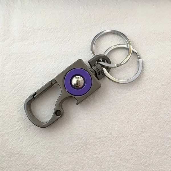 Car Keychain Carabiner Keychain for Men Women Key Rings Bottle Opener - Image 3