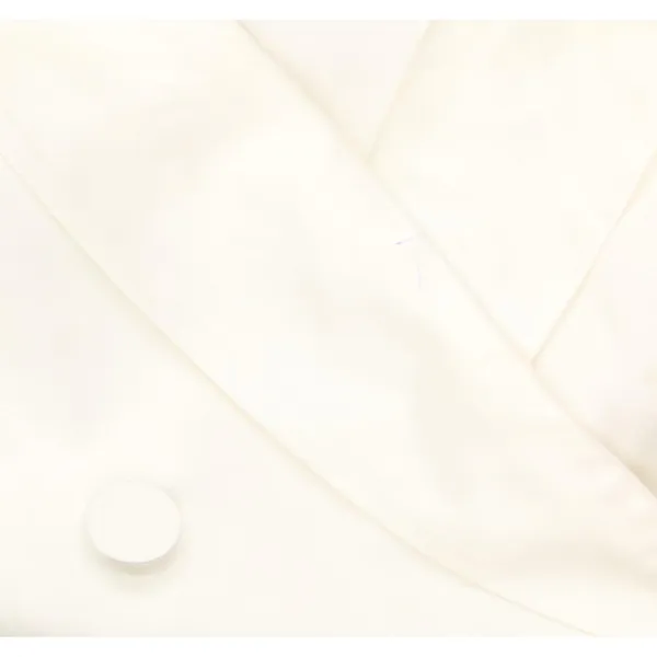 Adrianna Papell Bell-Sleeve Crepe Blazer Pullover Tuxedo Top White 8 - Image 3