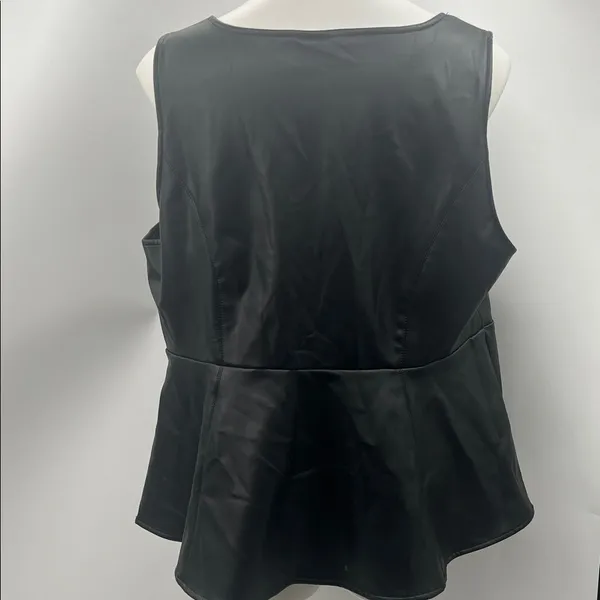 Torrid Black Sleeveless Peplum Top - Image 4