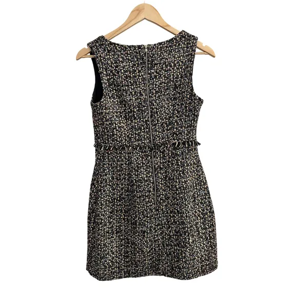 City‎ Studio Juniors Gray Tweed Pocket Sleeveless Mini Dress Size 3/4 Graduation - Image 2