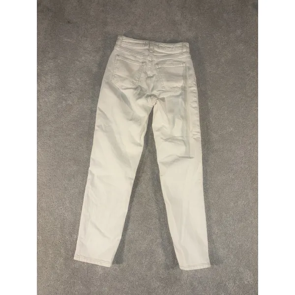Abercrombie & Fitch Mom High‎ Rise Off White Jeans Size 25/0 - Image 10