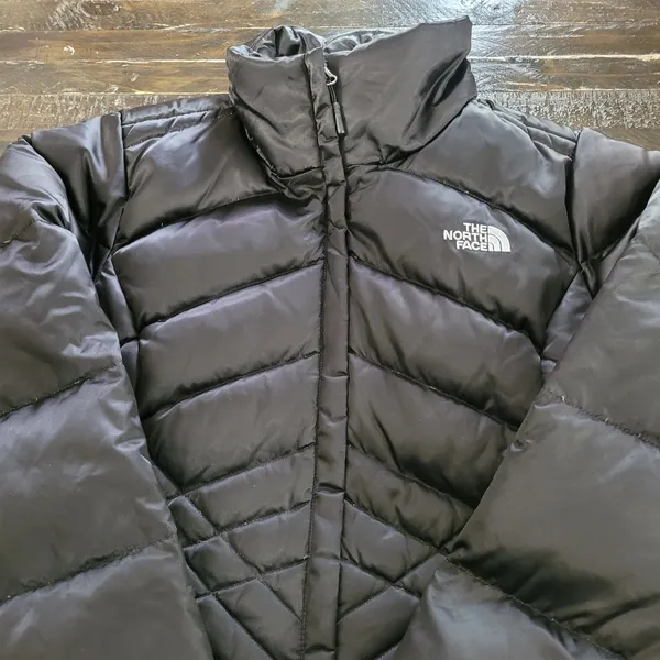 The North Face Women’s Large Goose Down Puffer Quilted Jacket Insulated Coat - Image 3