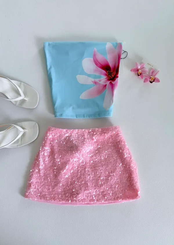 Boutique Mini Skort sequin  - Image 2