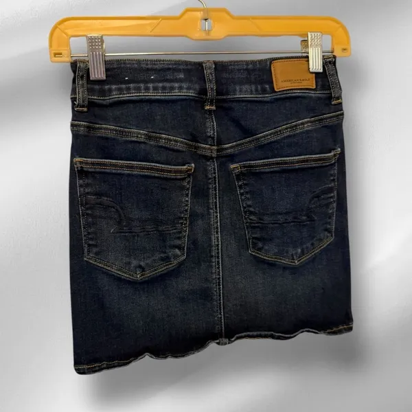 American‎ Eagle Denim Mini Skirt - Image 3