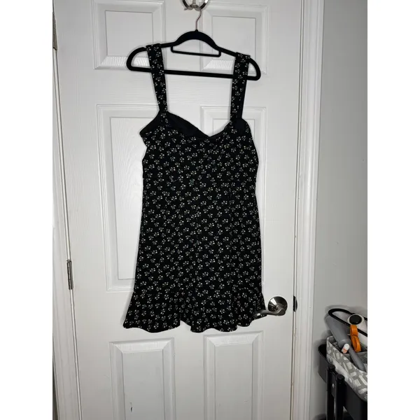 HUTCH Anthropologie Ditzy Floral Corset Mini Dress Size‎ L - Image 3