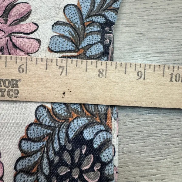 Ann Taylor LOFT‎ Women Floral Linen Blend Shorts Size 00 Pink Blue Summer - Image 7