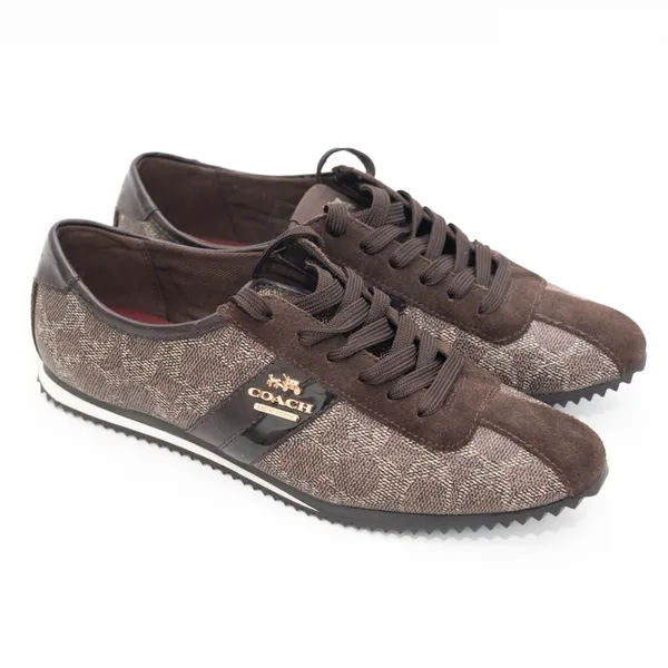 Coach. Ivy Leather Logo Sneakers.‎ - Image 9