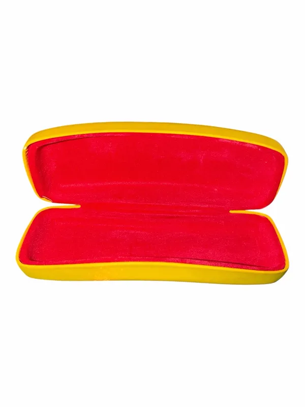 Ray-Ban Yellow Hard Eyewear Case with Logo - Image 2